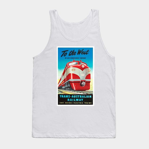 Trans-Australian Railway Tank Top by KarwilbeDesigns